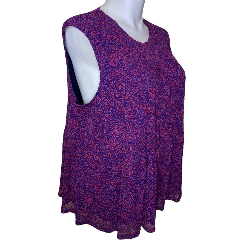 Juicy Couture Floral Blouse Size XXL - Picture 2 of 6